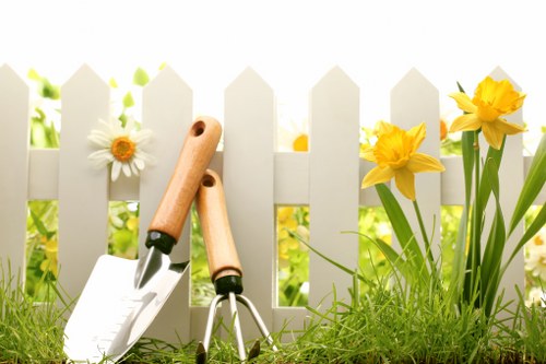 Garden boundary fencing in Upper Norwood